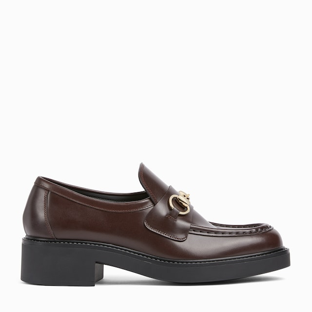Women's loafer with Horsebit in black leather | GUCCI® US