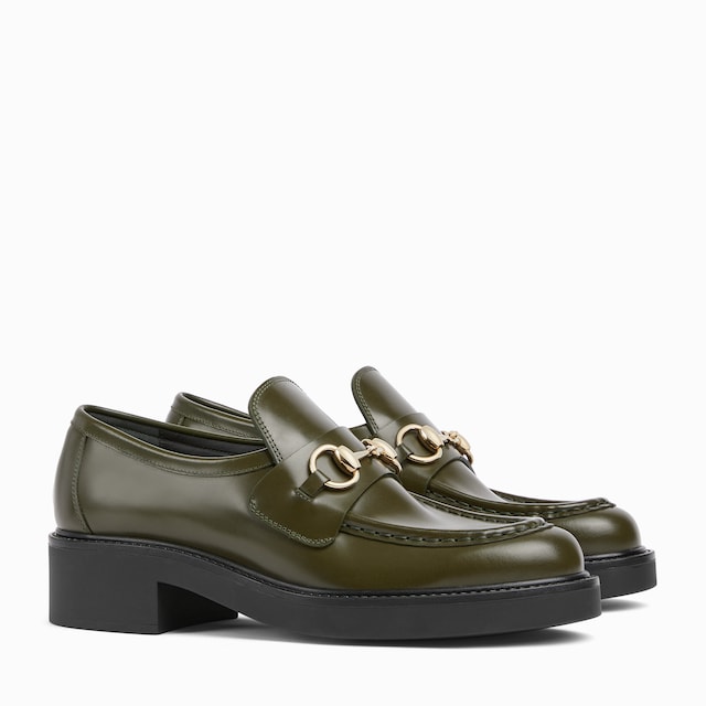 GUCCI モカシン　MOCASSINO PELLE SUOLA CUOLO Mocassini Gucci in Pelle Nero taglia 38.5 EU - 38409777
