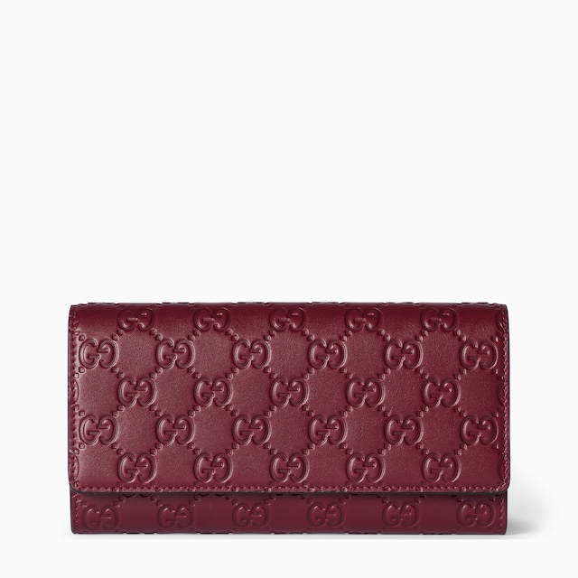 GG Emblem continental wallet