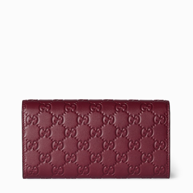 GG Emblem continental wallet