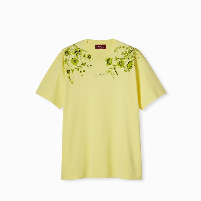 Soft cotton jersey T-shirt with print