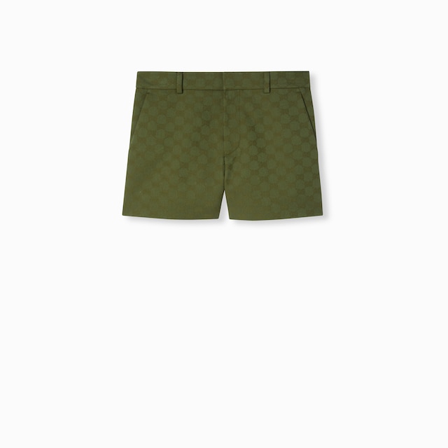 GG cotton gabardine shorts