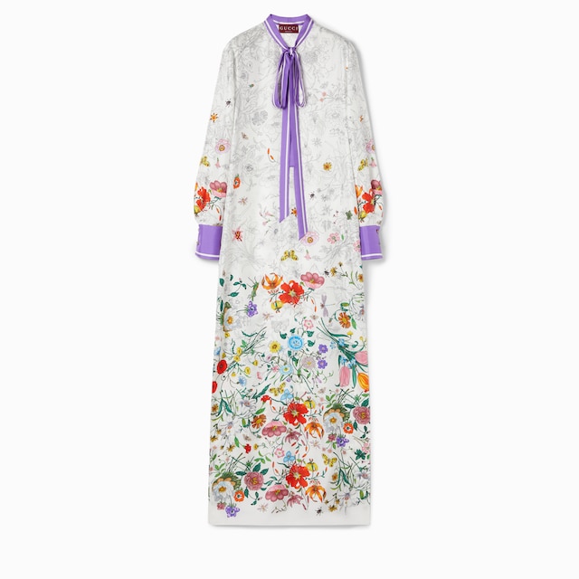 Printed cotton dress