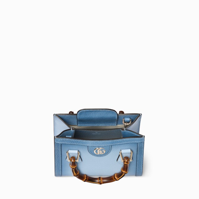 حقيبة اليد الكبيرة صغيرة الحجم بتقليم من جلد النعامة Gucci Diana
