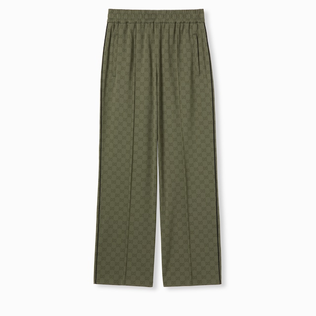 Pantalon à jacquard GG en jersey