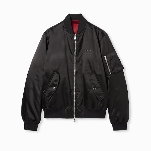 Blouson aviateur en toile de nylon épais