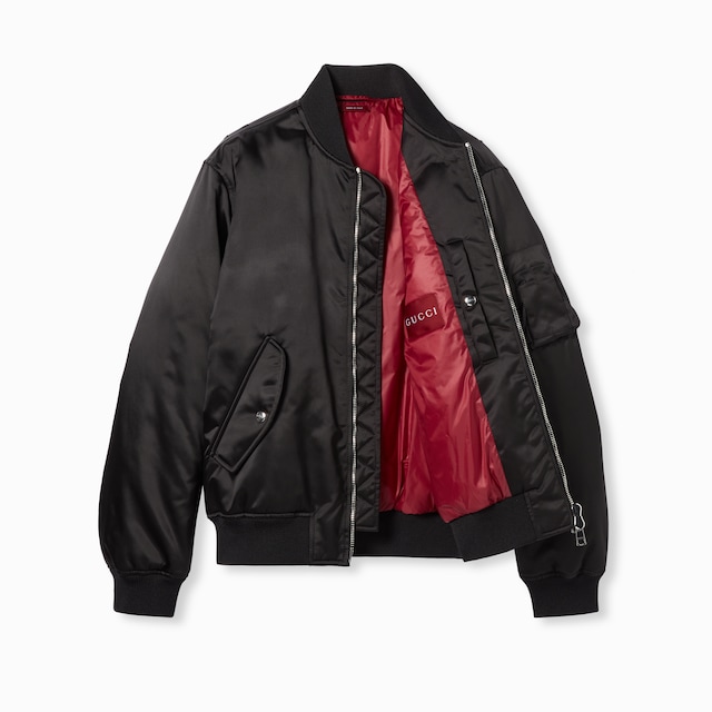 Blouson aviateur en toile de nylon épais