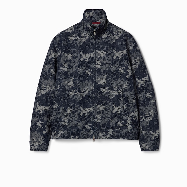 GG jacquard denim jacket