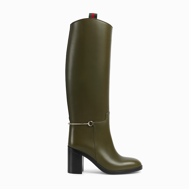 Women's boot with slim Horsebit  