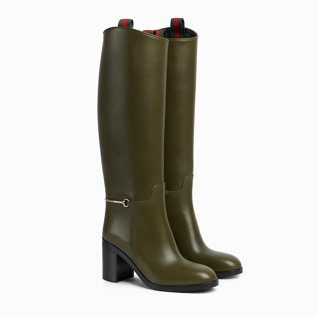 Women's boot with slim Horsebit  