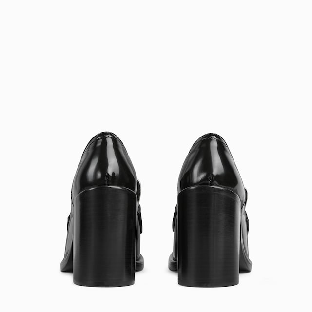 Women's heeled loafer with Horsebit