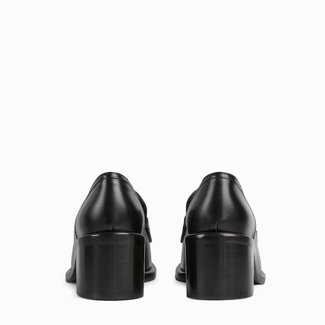 Women's heeled loafer with Horsebit