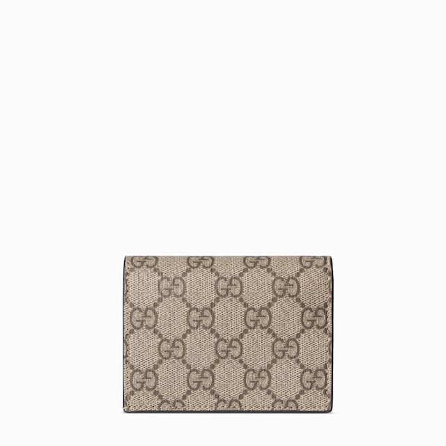 GG Marmont bi-color card case wallet