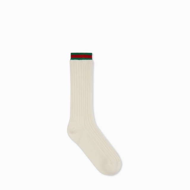 Chaussettes pour enfant en coton avec bande Web