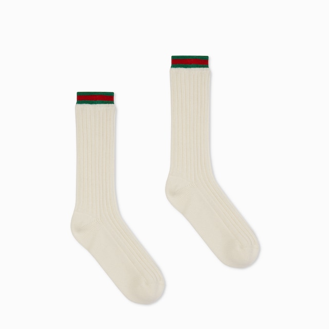 Chaussettes pour enfant en coton avec bande Web