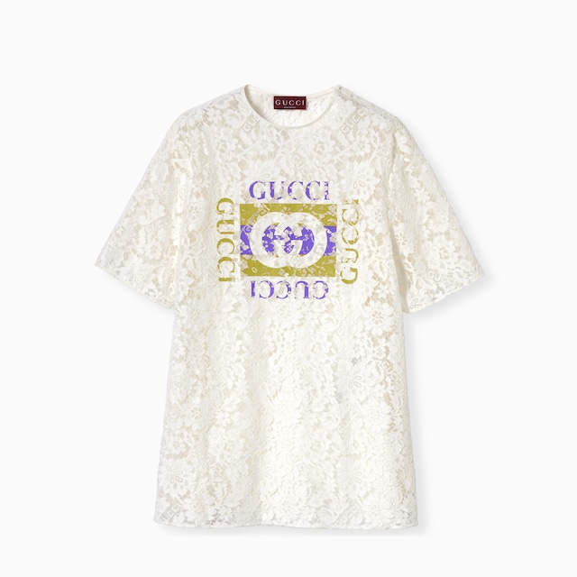 Gucci floral lace top