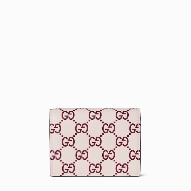 本日限り！即決フォロー割！グッチ コンパクト 財布 正規保証SK-1728. GUCCI グッチ （GUCCI） エンボスロゴ ミニウォレット
