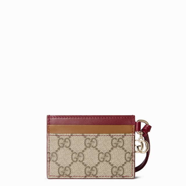 Card case with Double G and dog