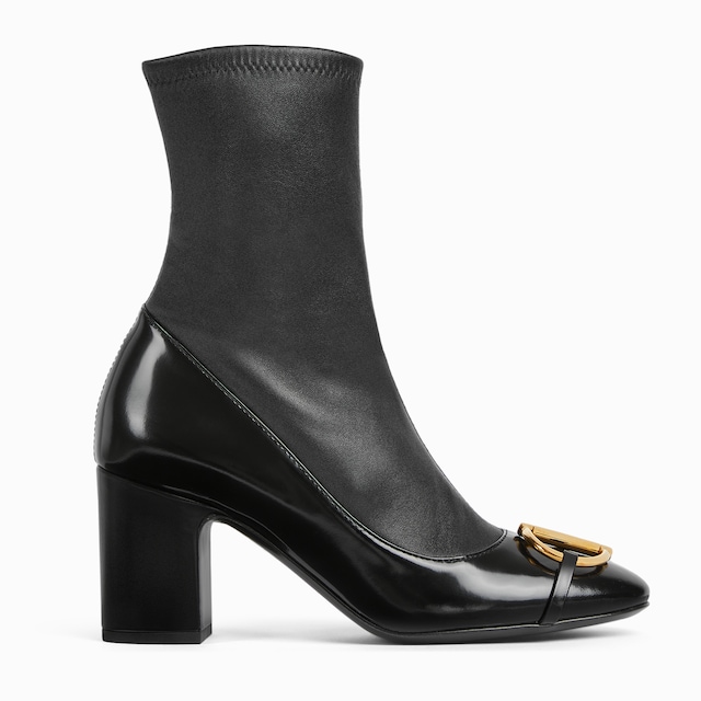 Women's ankle boot with half Horsebit