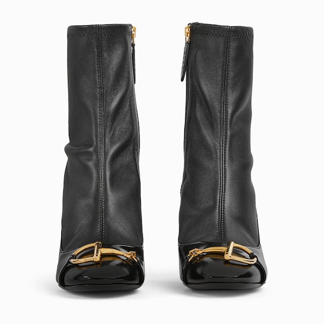 Women's ankle boot with half Horsebit