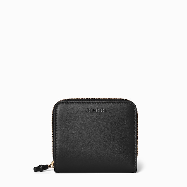 Kleine Brieftasche mit Bambusdetail