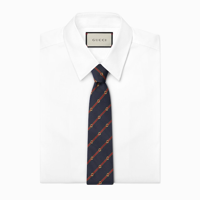 Silk jacquard tie