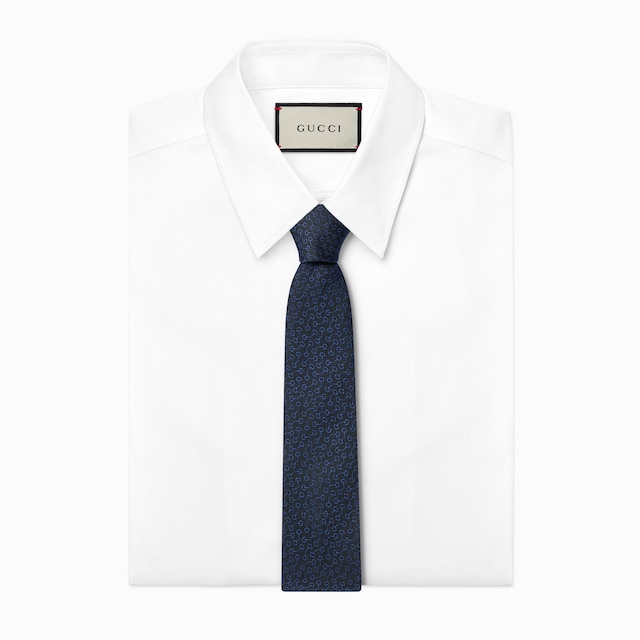 Silk jacquard tie