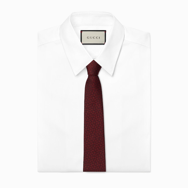 Silk jacquard tie