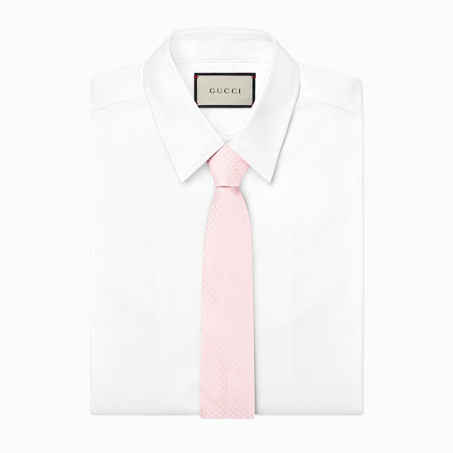 GG silk jacquard tie