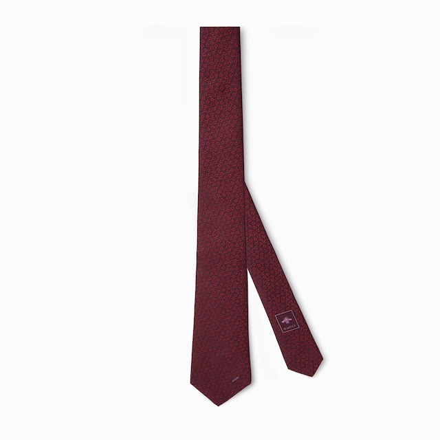 Silk jacquard tie