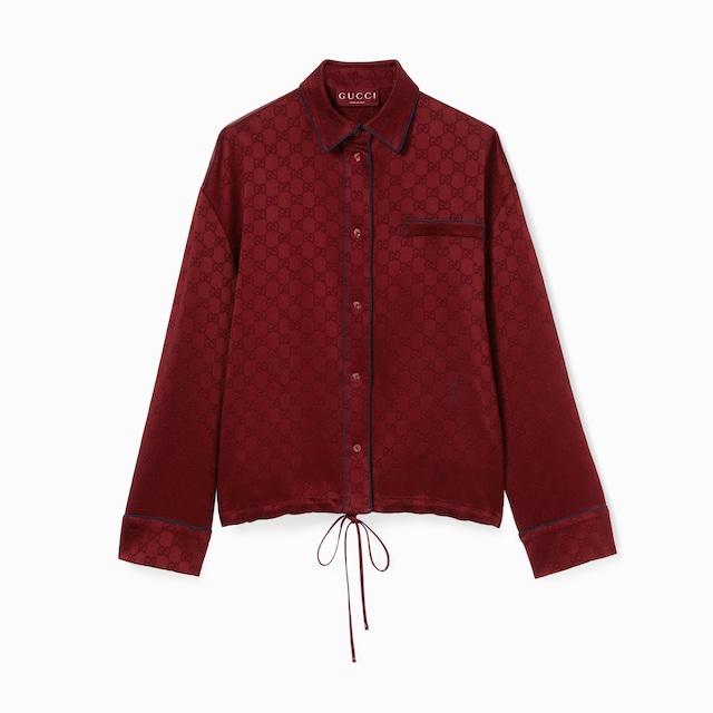 GUCCI ヴィンテージGGベロアシャツ ブラウス GUCCI - Gucciブラウスの通販 by Moni's shop｜グッチならラクマ