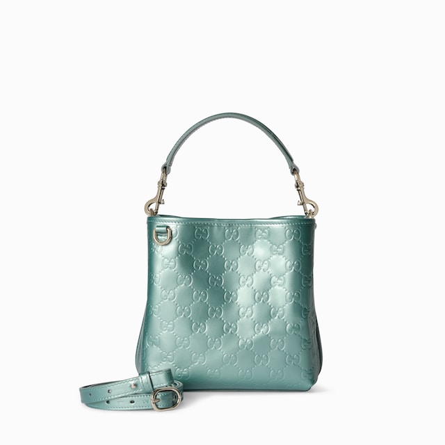 GG Emblem small bucket bag