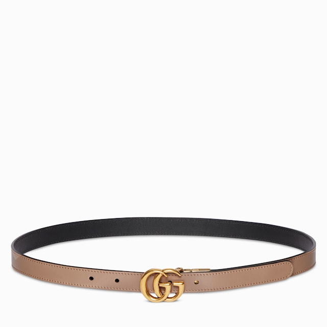 Gucci バンブーバックル ベルト バンブー ディテール バックル スリムベルトブラック レザー