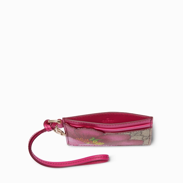 Floral card case with Double G
