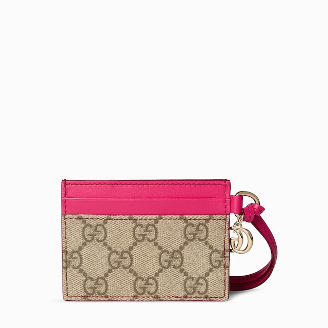 Floral card case with Double G
