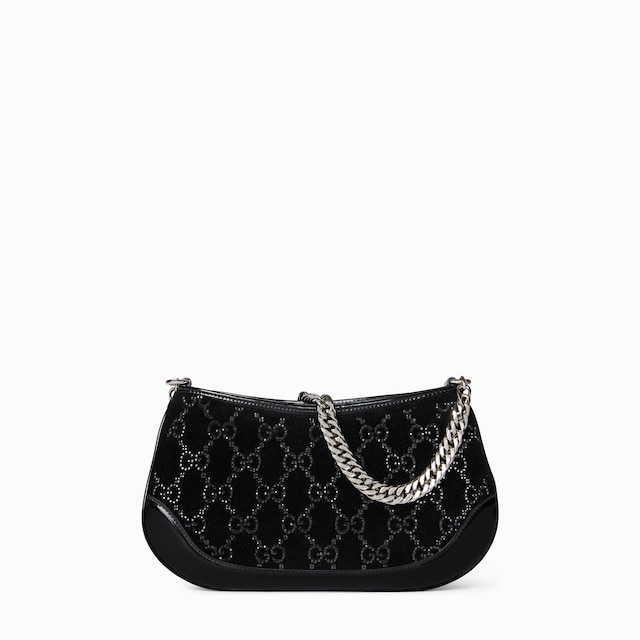 Crystals medium shoulder bag