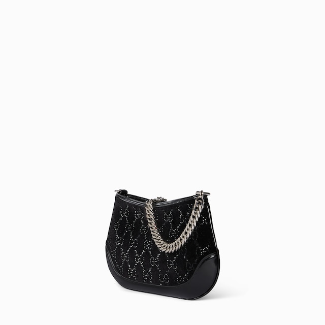 Crystals medium shoulder bag