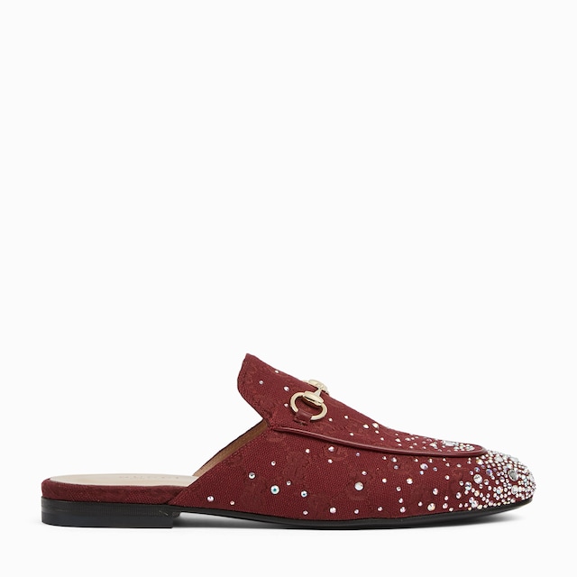 Women's Princetown slipper with crystals 