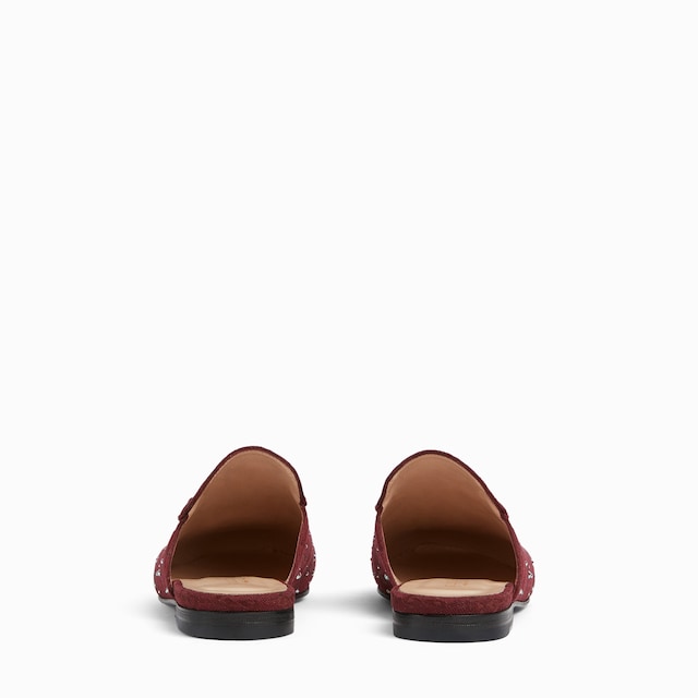 Women's Princetown slipper with crystals 