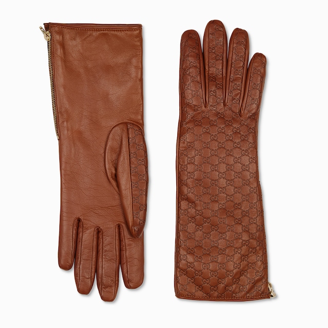 Gants en cuir GG