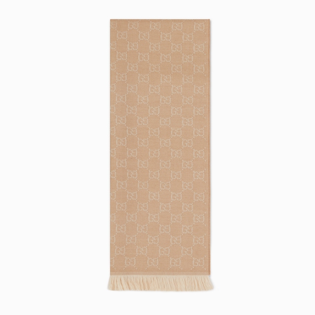 GG wool scarf