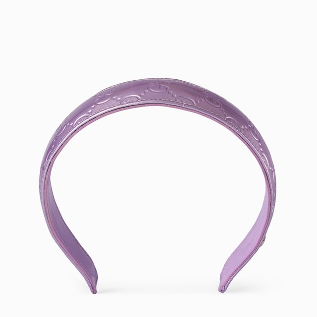 GG leather hairband