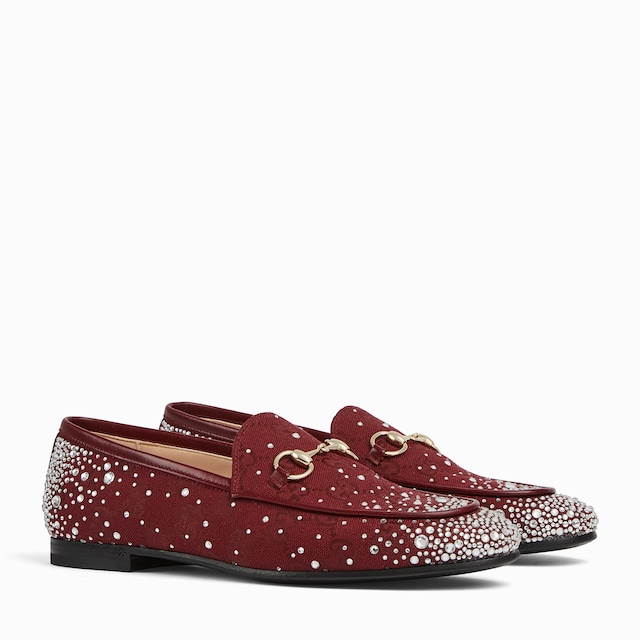 Women's GG crystal Gucci Jordaan loafer