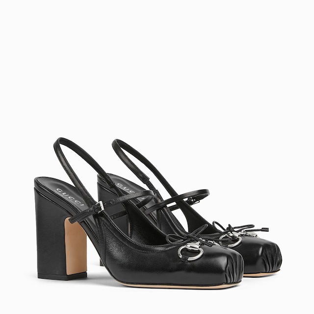 Women's Gucci Horsebit slingback pump