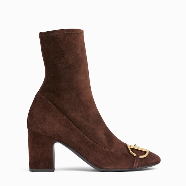 Women's ankle boot with half Horsebit