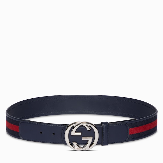 Reversible belt with Interlocking G buckle