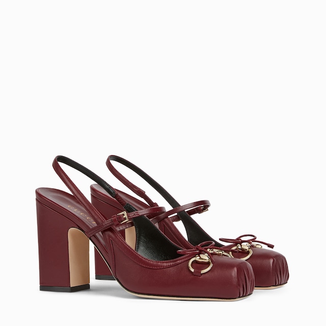 Women's Gucci Horsebit slingback pump