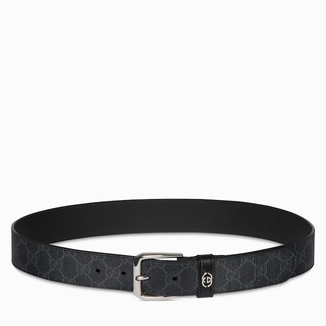 GUCCI GG ベルト（ダブルG バックル） リバーシブル レザー ベルト（ダブルG バックル）ブラック