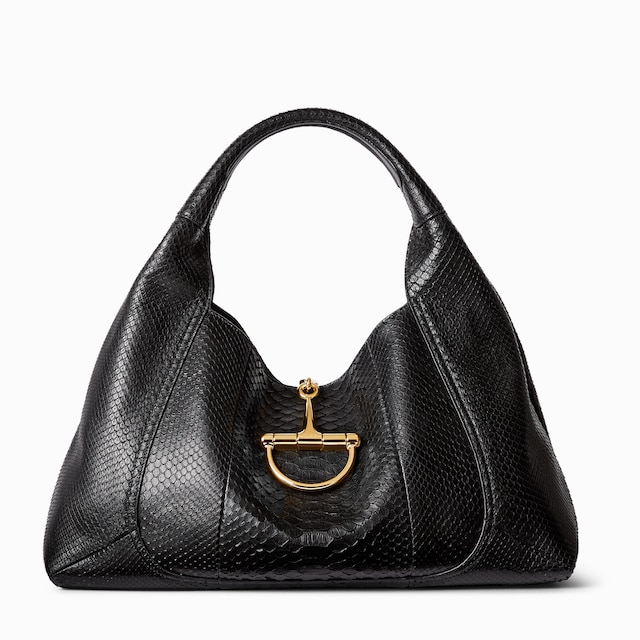 Gucci Softbit python maxi shoulder bag
