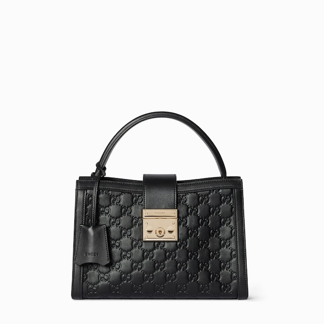 Padlock medium top handle bag